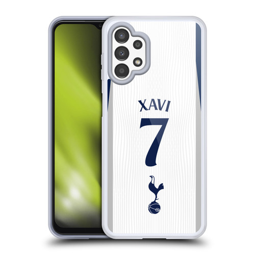 Tottenham Hotspur F.C. 2025/26 Players Home Kit 2nd Group Xavi Simons Soft Gel Case for Samsung Galaxy A13 (2022)