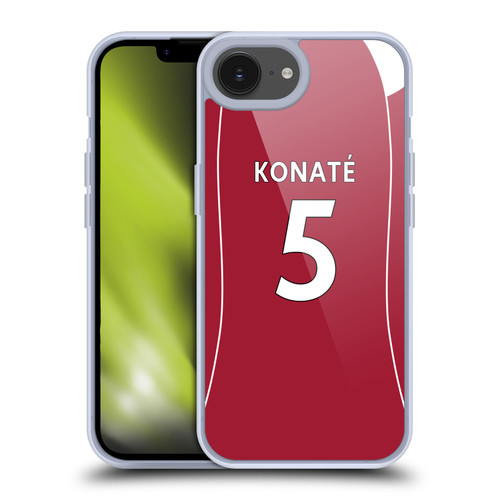 Liverpool Football Club 2025/26 Players Home Kit 2nd Group Ibrahima Konaté Soft Gel Case for Apple iPhone 16e Liverpool Football Club 2025/26 Players Home Kit 2nd Group Ibrahima Konaté Soft Gel Case for Apple iPhone 16e