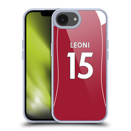 Liverpool Football Club 2025/26 Players Home Kit 2nd Group Giovanni Leoni Soft Gel Case for Apple iPhone 16e Liverpool Football Club 2025/26 Players Home Kit 2nd Group Giovanni Leoni Soft Gel Case for Apple iPhone 16e
