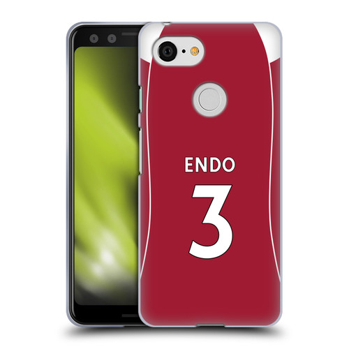 Liverpool Football Club 2025/26 Players Home Kit 2nd Group Wataru Endō Soft Gel Case for Google Pixel 3