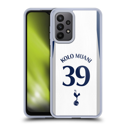 Tottenham Hotspur F.C. 2025/26 Players Home Kit 2nd Group Randal Kolo Muani Soft Gel Case for Samsung Galaxy A23 / 5G (2022)