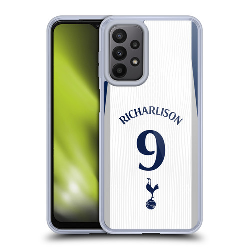 Tottenham Hotspur F.C. 2025/26 Players Home Kit 2nd Group Richarlison Soft Gel Case for Samsung Galaxy A23 / 5G (2022)