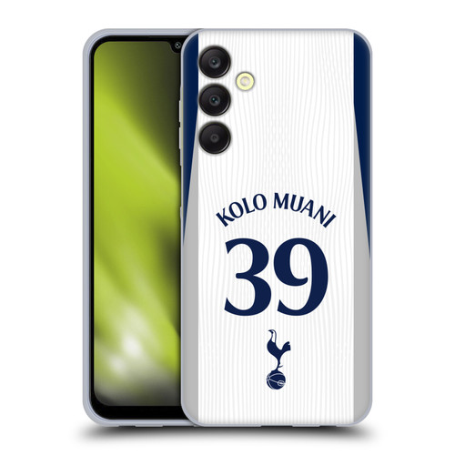 Tottenham Hotspur F.C. 2025/26 Players Home Kit 2nd Group Randal Kolo Muani Soft Gel Case for Samsung Galaxy A25 5G