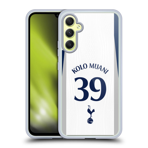Tottenham Hotspur F.C. 2025/26 Players Home Kit 2nd Group Randal Kolo Muani Soft Gel Case for Samsung Galaxy A34 5G