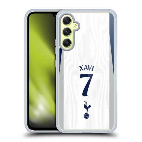 Tottenham Hotspur F.C. 2025/26 Players Home Kit 2nd Group Xavi Simons Soft Gel Case for Samsung Galaxy A34 5G