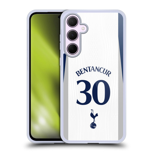 Tottenham Hotspur F.C. 2025/26 Players Home Kit 2nd Group Rodrigo Bentancur Soft Gel Case for Samsung Galaxy A35 5G
