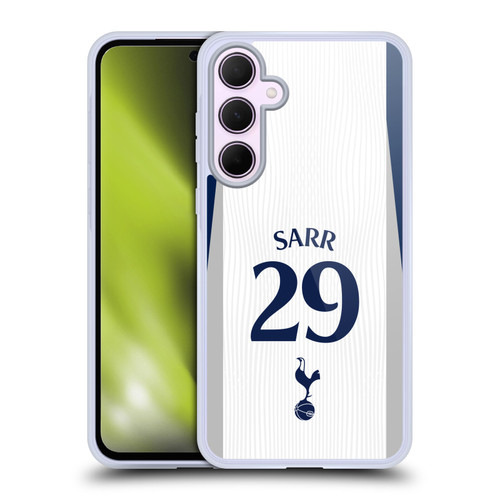 Tottenham Hotspur F.C. 2025/26 Players Home Kit 2nd Group Pape Matar Sarr Soft Gel Case for Samsung Galaxy A35 5G