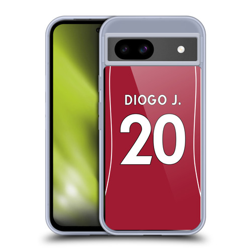 Liverpool Football Club 2025/26 Players Home Kit 2nd Group Joe Gomez Soft Gel Case for Google Pixel 8a