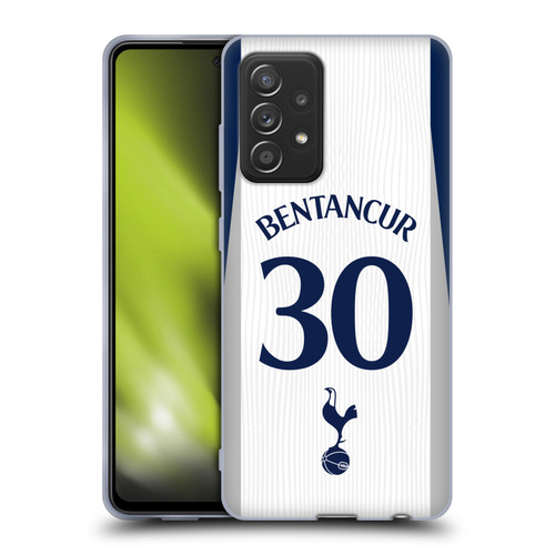 Tottenham Hotspur F.C. 2025/26 Players Home Kit 2nd Group Rodrigo Bentancur Soft Gel Case for Samsung Galaxy A52 / A52s / 5G (2021)