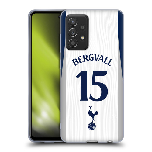Tottenham Hotspur F.C. 2025/26 Players Home Kit 2nd Group Lucas Bergvall Soft Gel Case for Samsung Galaxy A52 / A52s / 5G (2021)