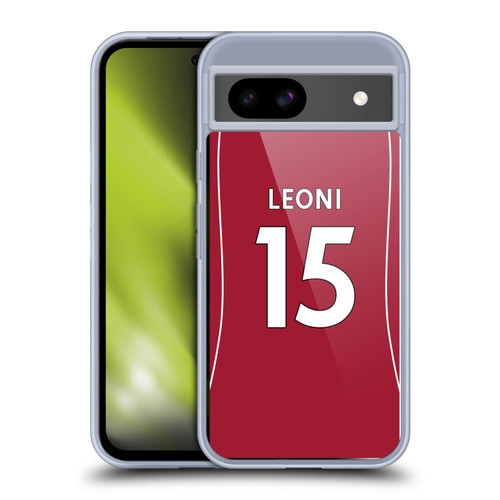 Liverpool Football Club 2025/26 Players Home Kit 2nd Group Giovanni Leoni Soft Gel Case for Google Pixel 8a