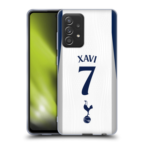 Tottenham Hotspur F.C. 2025/26 Players Home Kit 2nd Group Xavi Simons Soft Gel Case for Samsung Galaxy A52 / A52s / 5G (2021)