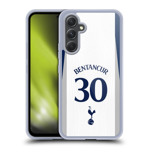 Tottenham Hotspur F.C. 2025/26 Players Home Kit 2nd Group Rodrigo Bentancur Soft Gel Case for Samsung Galaxy A54 5G