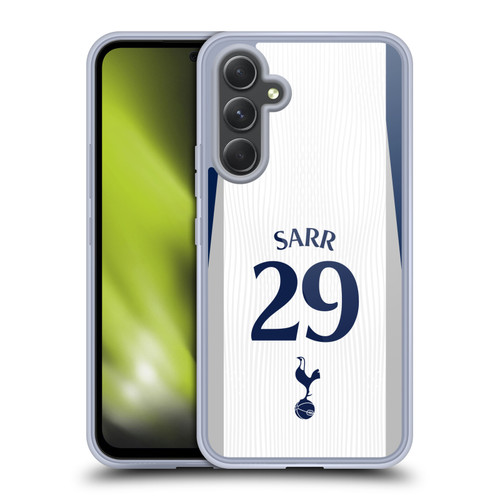 Tottenham Hotspur F.C. 2025/26 Players Home Kit 2nd Group Pape Matar Sarr Soft Gel Case for Samsung Galaxy A54 5G