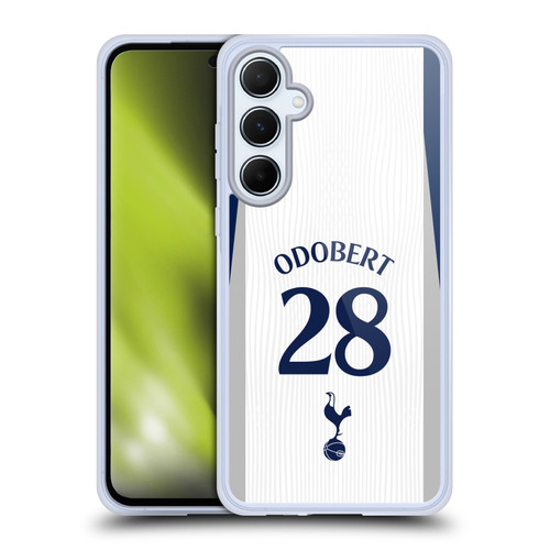 Tottenham Hotspur F.C. 2025/26 Players Home Kit 2nd Group Wilson Odobert Soft Gel Case for Samsung Galaxy A55 5G