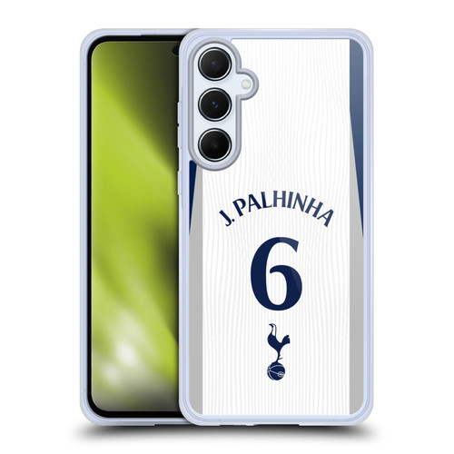 Tottenham Hotspur F.C. 2025/26 Players Home Kit 2nd Group João Palhinha Soft Gel Case for Samsung Galaxy A55 5G