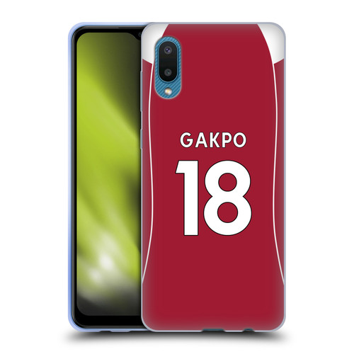 Liverpool Football Club 2025/26 Players Home Kit 2nd Group Cody Gakpo Soft Gel Case for Samsung Galaxy A02/M02 (2021) Liverpool Football Club 2025/26 Players Home Kit 2nd Group Cody Gakpo Soft Gel Case for Samsung Galaxy A02/M02 (2021)