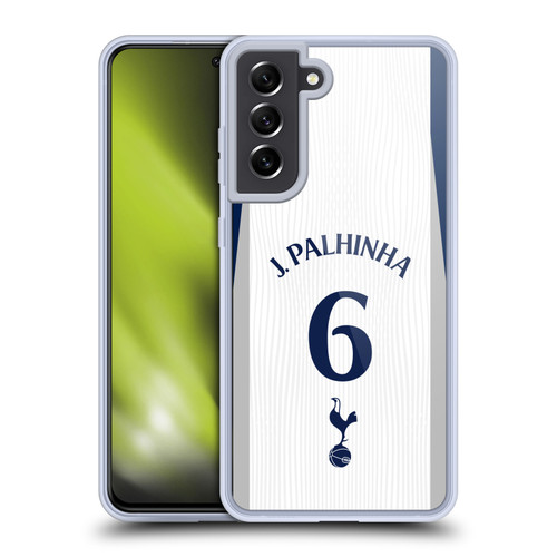 Tottenham Hotspur F.C. 2025/26 Players Home Kit 2nd Group João Palhinha Soft Gel Case for Samsung Galaxy S21 FE 5G