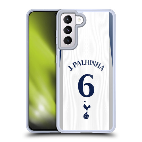 Tottenham Hotspur F.C. 2025/26 Players Home Kit 2nd Group João Palhinha Soft Gel Case for Samsung Galaxy S21 5G