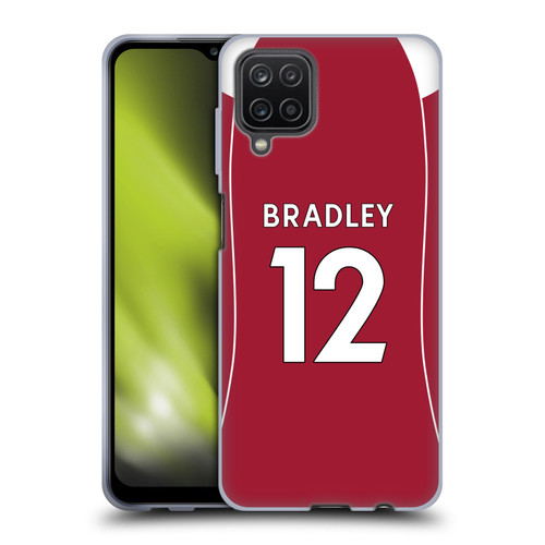 Liverpool Football Club 2025/26 Players Home Kit 2nd Group Conor Bradley Soft Gel Case for Samsung Galaxy A12 (2020)