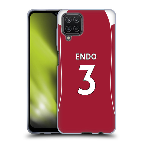 Liverpool Football Club 2025/26 Players Home Kit 2nd Group Wataru Endō Soft Gel Case for Samsung Galaxy A12 (2020)