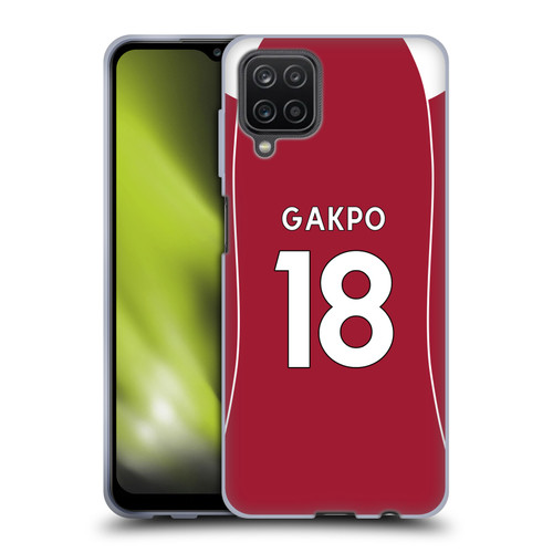 Liverpool Football Club 2025/26 Players Home Kit 2nd Group Cody Gakpo Soft Gel Case for Samsung Galaxy A12 (2020)
