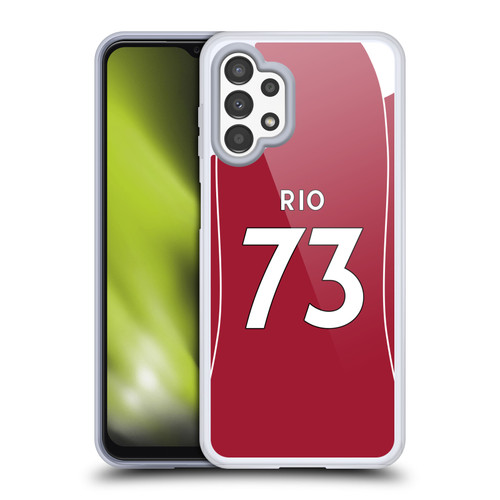 Liverpool Football Club 2025/26 Players Home Kit 2nd Group Rio Ngumoha Soft Gel Case for Samsung Galaxy A13 (2022) Liverpool Football Club 2025/26 Players Home Kit 2nd Group Rio Ngumoha Soft Gel Case for Samsung Galaxy A13 (2022)