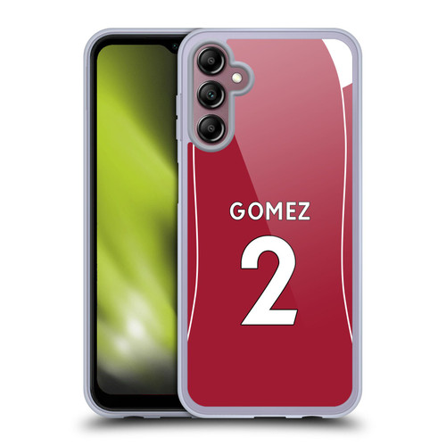 Liverpool Football Club 2025/26 Players Home Kit 2nd Group Joe Gomez Soft Gel Case for Samsung Galaxy A14 5G Liverpool Football Club 2025/26 Players Home Kit 2nd Group Joe Gomez Soft Gel Case for Samsung Galaxy A14 5G