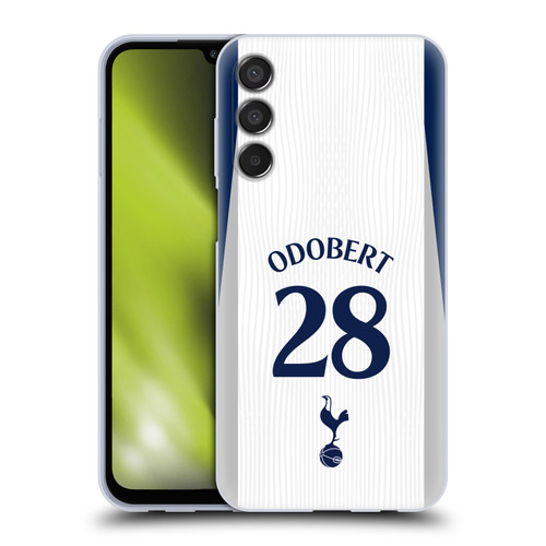 Tottenham Hotspur F.C. 2025/26 Players Home Kit 2nd Group Wilson Odobert Soft Gel Case for Samsung Galaxy M15/F15 5G
