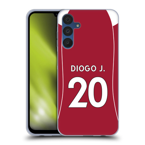 Liverpool Football Club 2025/26 Players Home Kit 2nd Group Wataru Endō Soft Gel Case for Samsung Galaxy A15
