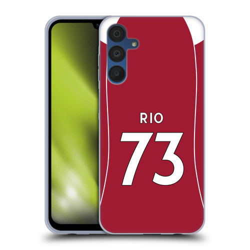 Liverpool Football Club 2025/26 Players Home Kit 2nd Group Rio Ngumoha Soft Gel Case for Samsung Galaxy A15 Liverpool Football Club 2025/26 Players Home Kit 2nd Group Rio Ngumoha Soft Gel Case for Samsung Galaxy A15