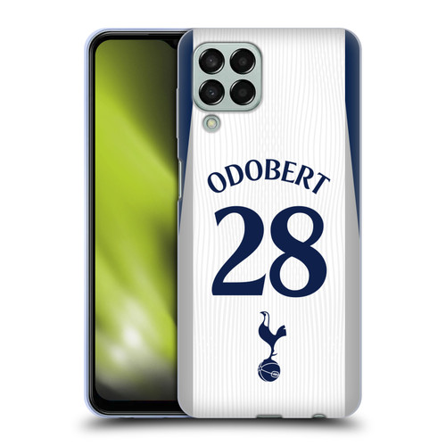 Tottenham Hotspur F.C. 2025/26 Players Home Kit 2nd Group Wilson Odobert Soft Gel Case for Samsung Galaxy M33 (2022)