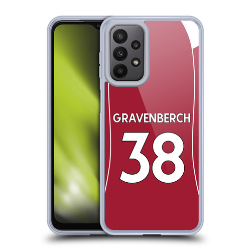 Liverpool Football Club 2025/26 Players Home Kit 2nd Group Ryan Gravenberch Soft Gel Case for Samsung Galaxy A23 / 5G (2022) Liverpool Football Club 2025/26 Players Home Kit 2nd Group Ryan Gravenberch Soft Gel Case for Samsung Galaxy A23 / 5G (2022)