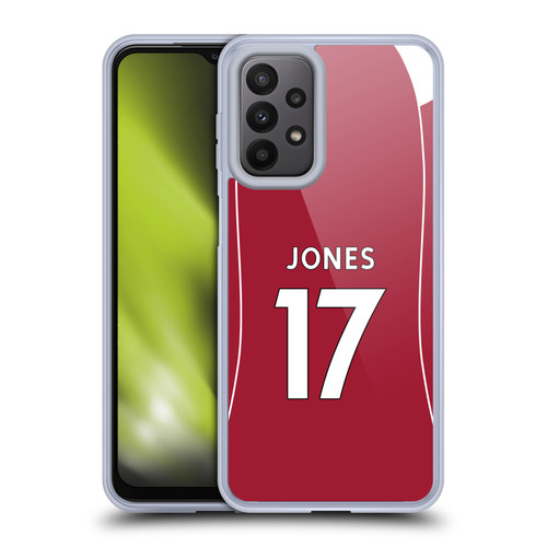 Liverpool Football Club 2025/26 Players Home Kit 2nd Group Curtis Jones Soft Gel Case for Samsung Galaxy A23 / 5G (2022)