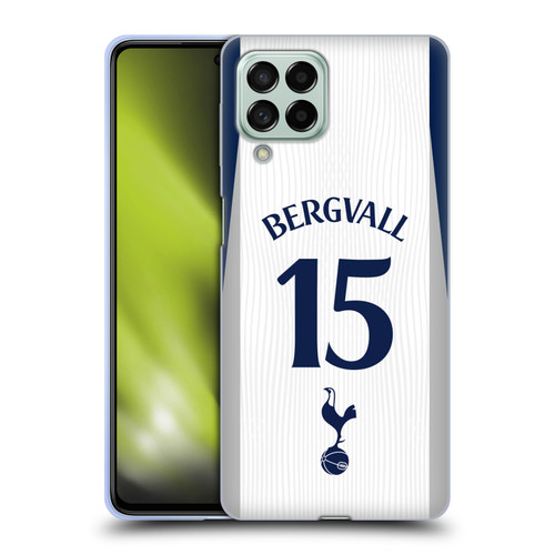 Tottenham Hotspur F.C. 2025/26 Players Home Kit 2nd Group Lucas Bergvall Soft Gel Case for Samsung Galaxy M53 (2022)