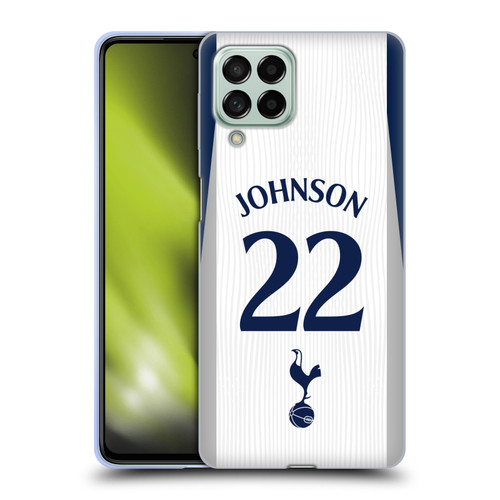 Tottenham Hotspur F.C. 2025/26 Players Home Kit 2nd Group Brennan Johnson Soft Gel Case for Samsung Galaxy M53 (2022) Tottenham Hotspur F.C. 2025/26 Players Home Kit 2nd Group Brennan Johnson Soft Gel Case for Samsung Galaxy M53 (2022)
