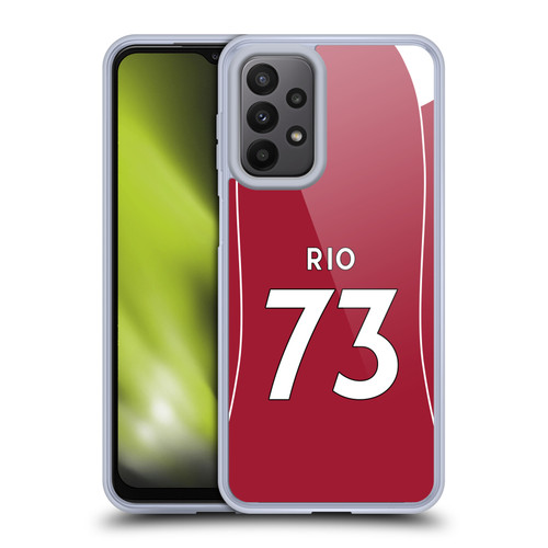 Liverpool Football Club 2025/26 Players Home Kit 2nd Group Rio Ngumoha Soft Gel Case for Samsung Galaxy A23 / 5G (2022)