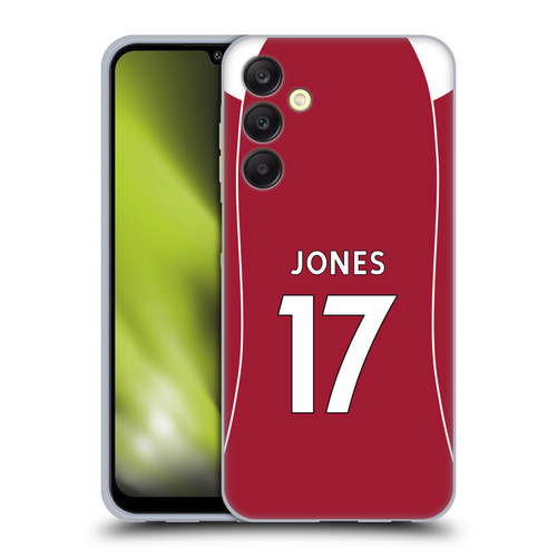 Liverpool Football Club 2025/26 Players Home Kit 2nd Group Curtis Jones Soft Gel Case for Samsung Galaxy A25 5G