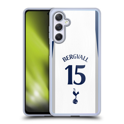 Tottenham Hotspur F.C. 2025/26 Players Home Kit 2nd Group Lucas Bergvall Soft Gel Case for Samsung Galaxy M54 5G