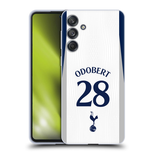Tottenham Hotspur F.C. 2025/26 Players Home Kit 2nd Group Wilson Odobert Soft Gel Case for Samsung Galaxy M55 5G