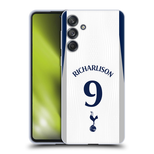 Tottenham Hotspur F.C. 2025/26 Players Home Kit 2nd Group Richarlison Soft Gel Case for Samsung Galaxy M55 5G