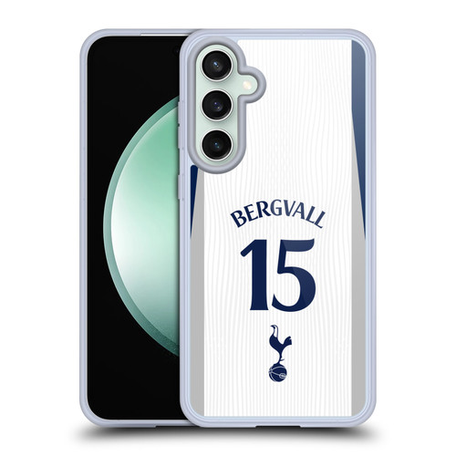 Tottenham Hotspur F.C. 2025/26 Players Home Kit 2nd Group Lucas Bergvall Soft Gel Case for Samsung Galaxy S23 FE 5G
