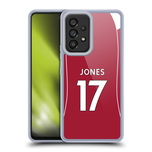Liverpool Football Club 2025/26 Players Home Kit 2nd Group Curtis Jones Soft Gel Case for Samsung Galaxy A53 5G (2022)