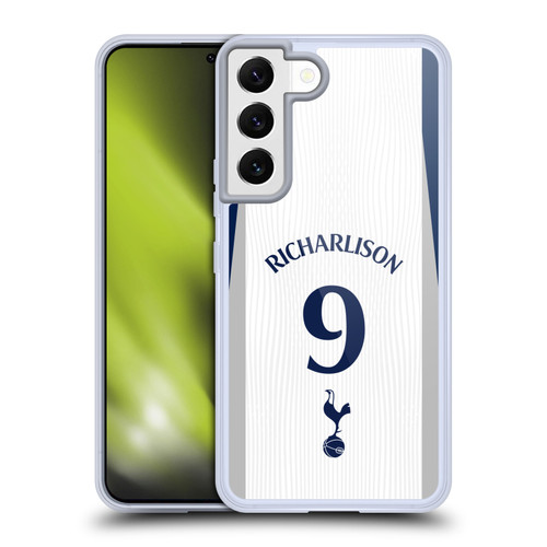 Tottenham Hotspur F.C. 2025/26 Players Home Kit 2nd Group Richarlison Soft Gel Case for Samsung Galaxy S22 5G