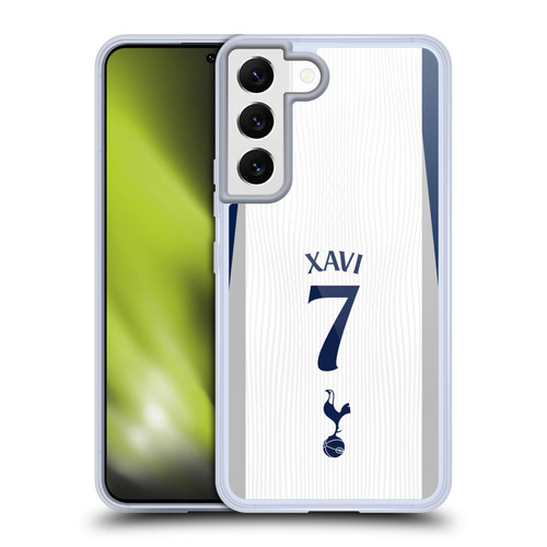 Tottenham Hotspur F.C. 2025/26 Players Home Kit 2nd Group Xavi Simons Soft Gel Case for Samsung Galaxy S22 5G