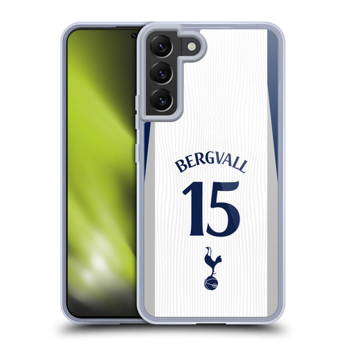 Tottenham Hotspur F.C. 2025/26 Players Home Kit 2nd Group Lucas Bergvall Soft Gel Case for Samsung Galaxy S22+ 5G