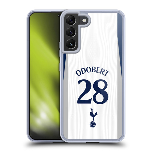 Tottenham Hotspur F.C. 2025/26 Players Home Kit 2nd Group Wilson Odobert Soft Gel Case for Samsung Galaxy S22+ 5G