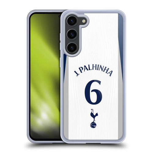 Tottenham Hotspur F.C. 2025/26 Players Home Kit 2nd Group João Palhinha Soft Gel Case for Samsung Galaxy S23+ 5G