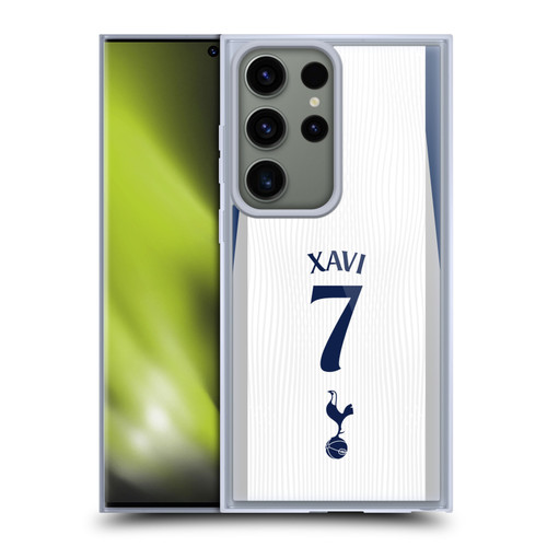 Tottenham Hotspur F.C. 2025/26 Players Home Kit 2nd Group Xavi Simons Soft Gel Case for Samsung Galaxy S23 Ultra 5G