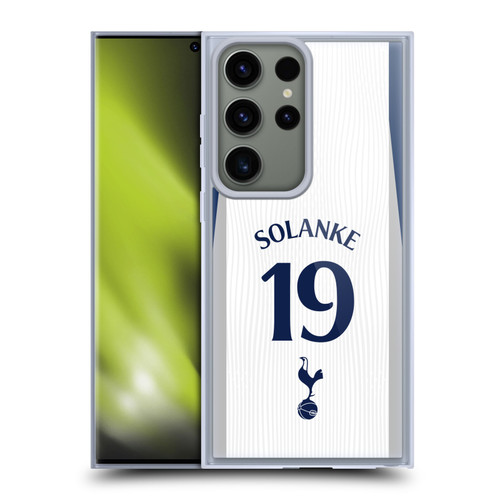 Tottenham Hotspur F.C. 2025/26 Players Home Kit 2nd Group Dominic Solanke Soft Gel Case for Samsung Galaxy S23 Ultra 5G